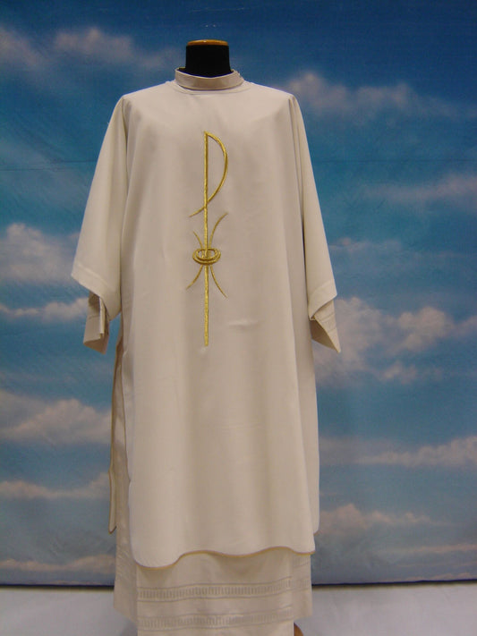 #1205 Chi Rho Dalmatic | 100% Poly | All Colors | Buy 4 Get 1 Free!