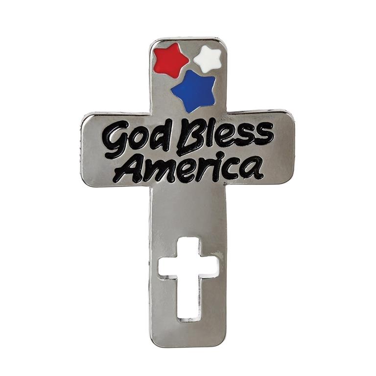 God Bless America Visor Clip