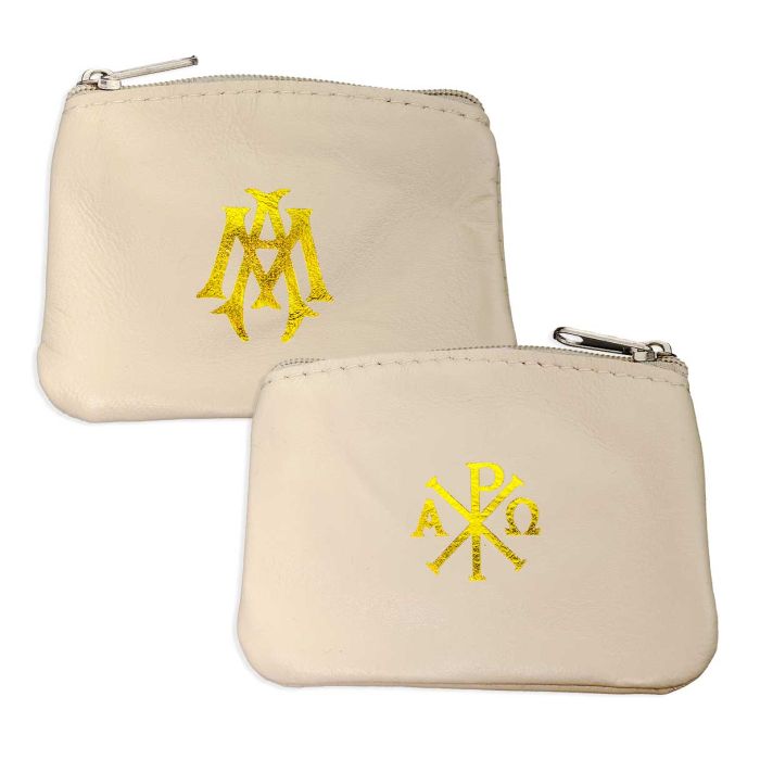 Sheepskin Rosary Pouch
