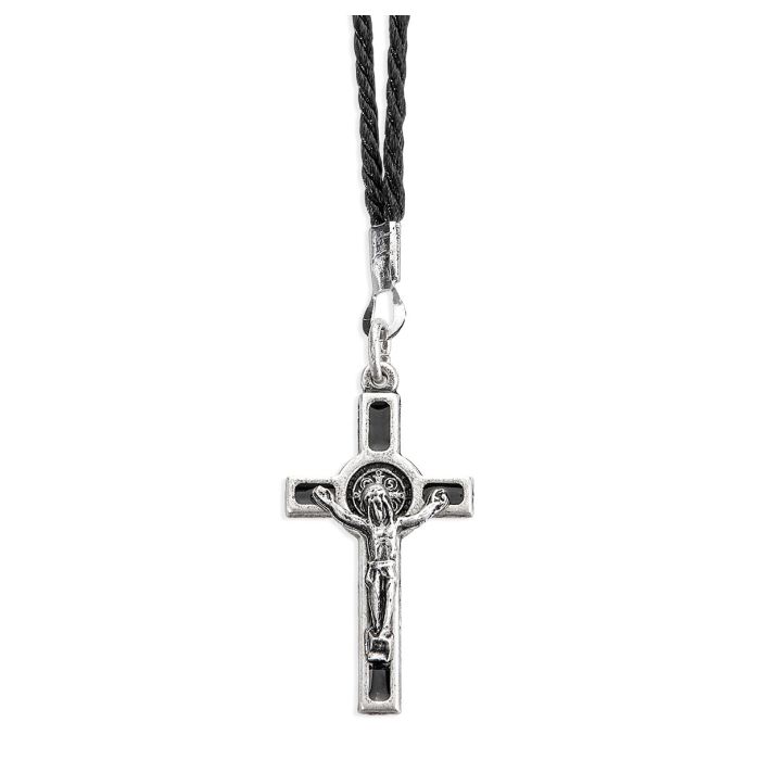 Saint Benedict Crucifix with Black Cord
