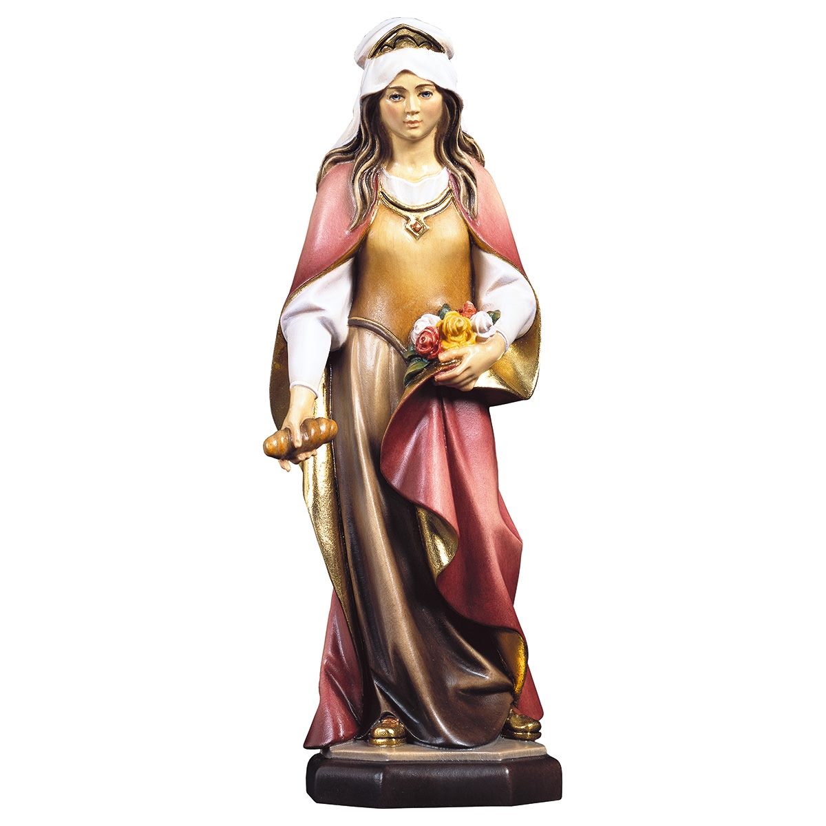 St. Elizabeth of Hungary Statue | Hand Carved in Italy | Multiple Sizes