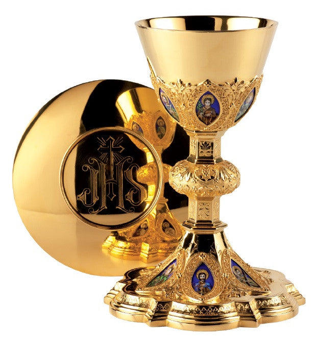 2132-E "The Twelve Apostles" Chalice with Paten