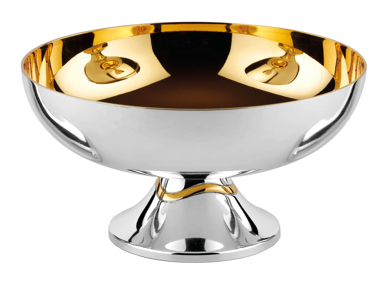 #2212 Contemporary Two-Tone Node Open Ciborium