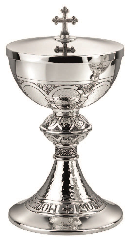 #2266 Roman Silver Plated Ciborium