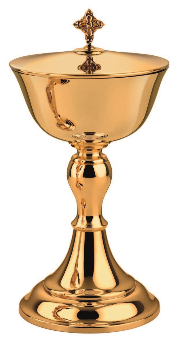 #2286 Gold or Silver Plated Plateresque Ciborium