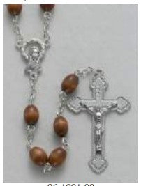 #26-1001 Wood Rosary