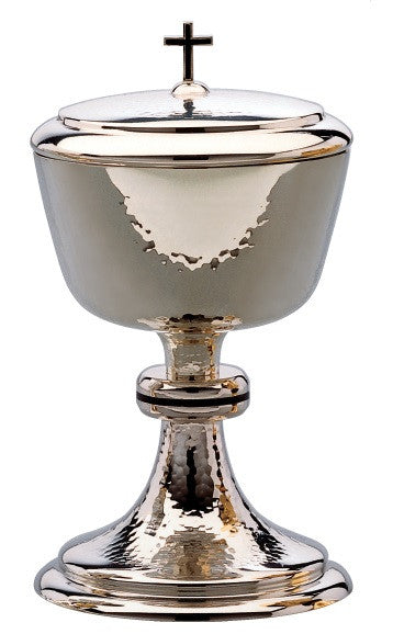 #2653 Traditional Ciborium | 8 5/8", 350 Hosts | Silver-Plated