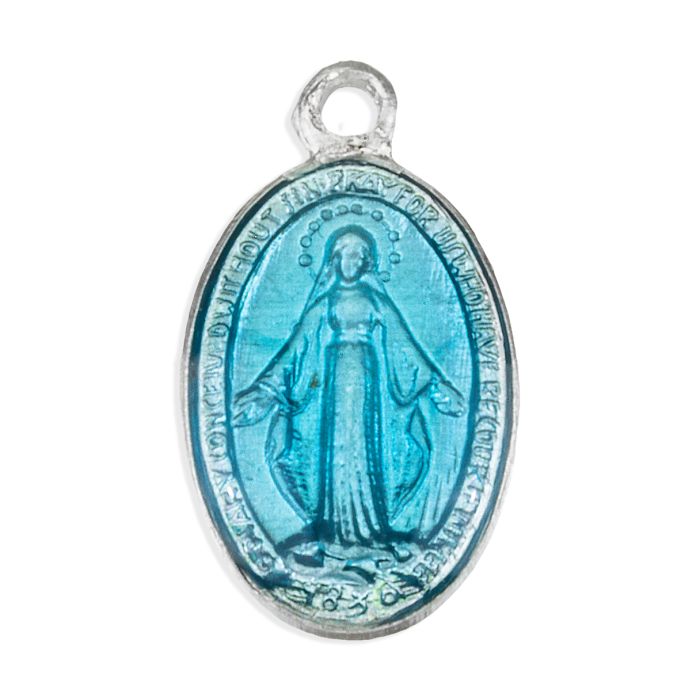 Small Blue Miraculous Medal