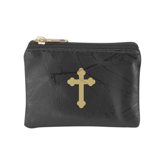 Marbled Patterned Rosary Pouch