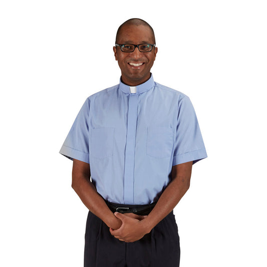 Summer Comfort Clergy Shirt | Tab Collar | Short Sleeve | All Colors