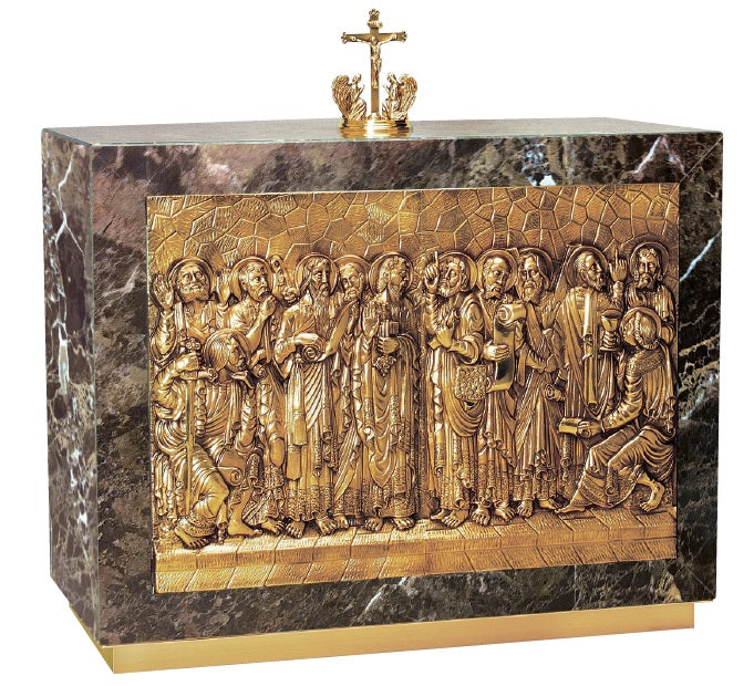 #4100 Baroque Crucifixion Tabernacle | Multiple Finishes Available