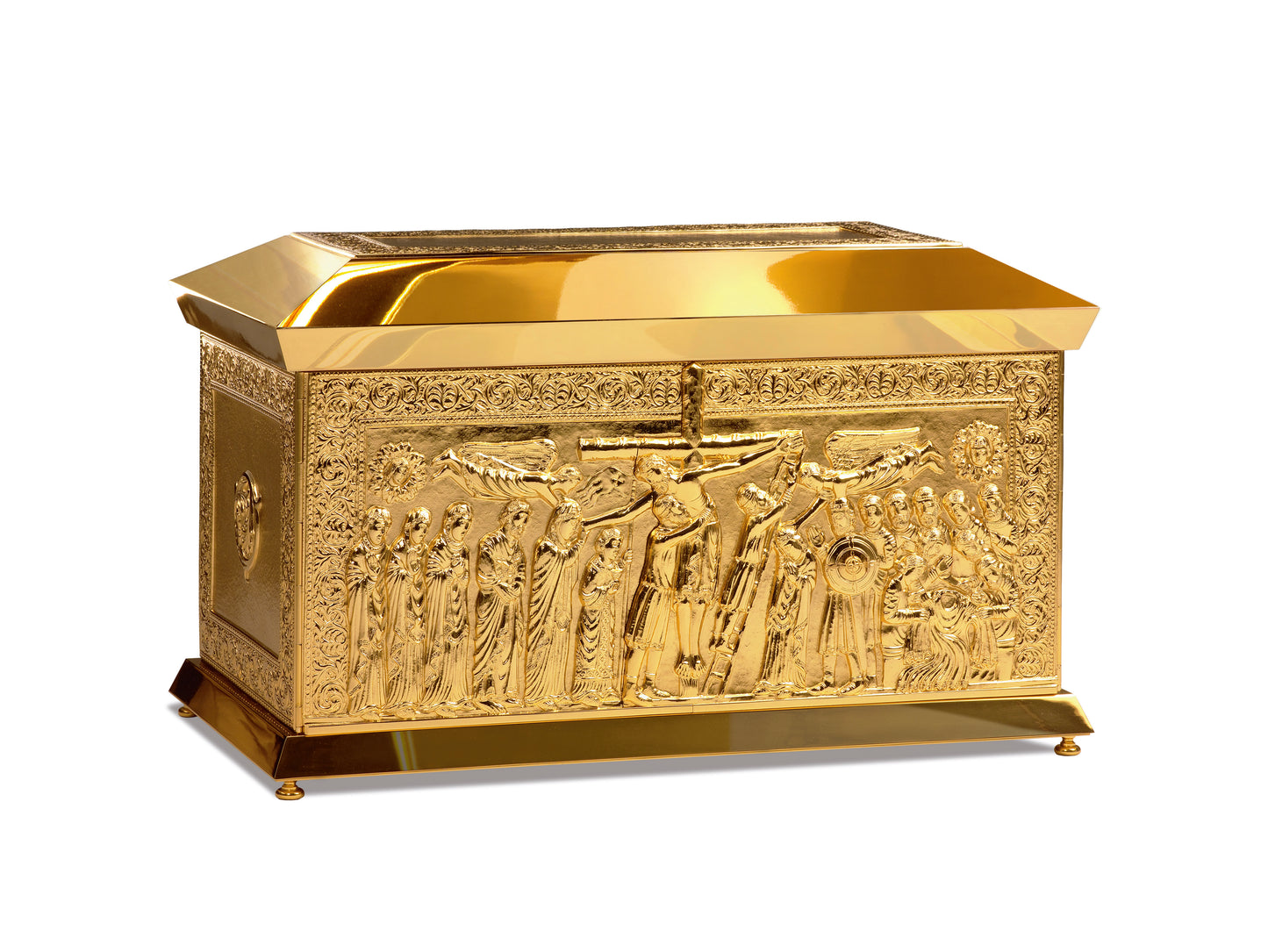 #4145 Deposition from the Cross Chest Tabernacle | Multiple Finishes Available