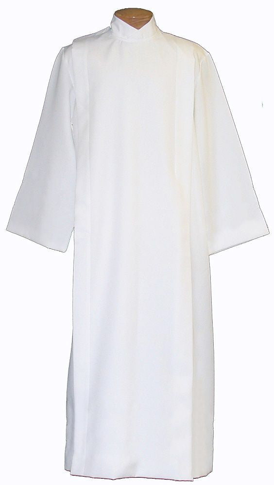 #4336 Tropical Blend Plain Front Wrap Alb | Button or Velcro | Poly/Wool