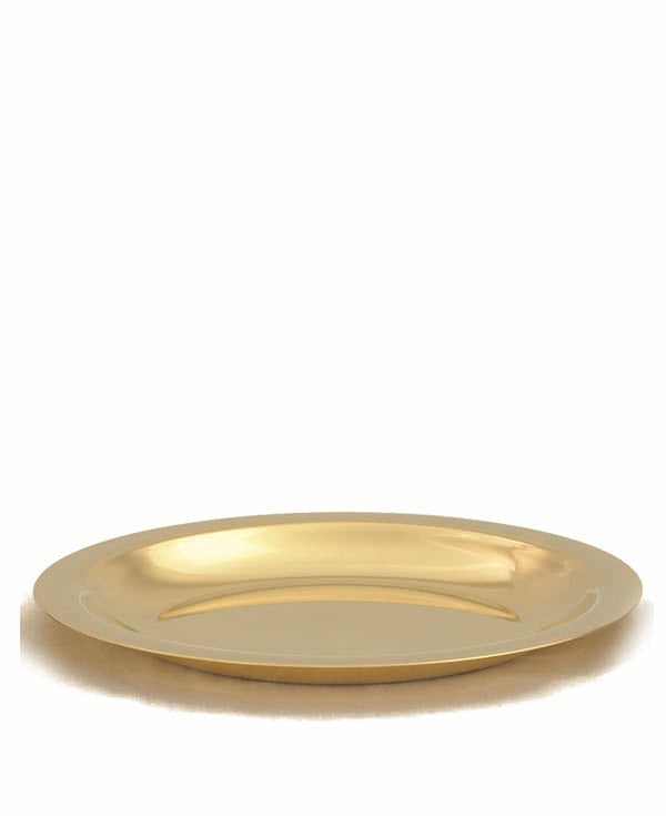 8" Dish Paten | 24K Gold Plated | Holds 135 Hosts