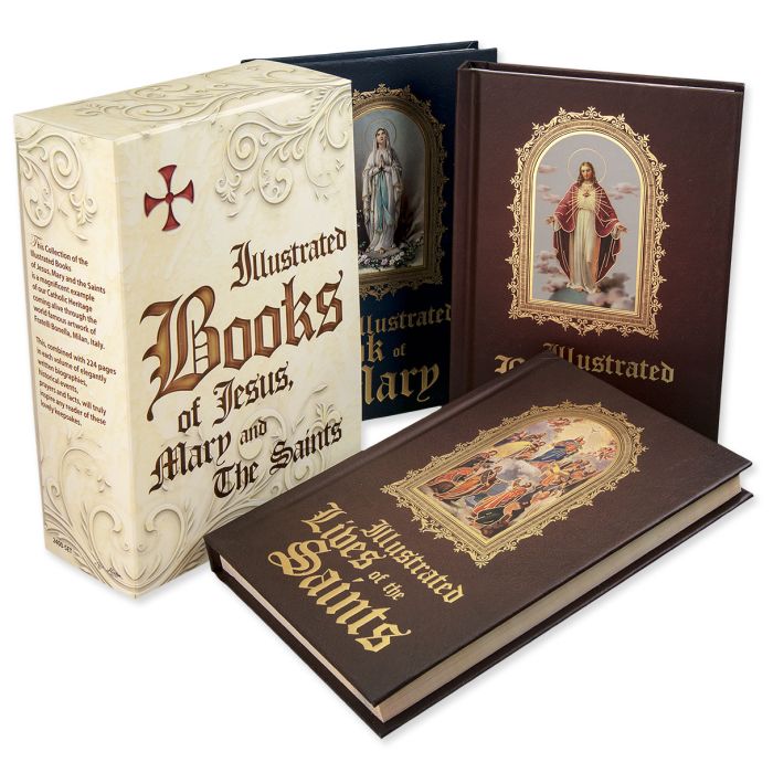 Illustrated Books of Jesus, Mary, and the Saints - Set