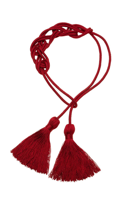 Vebi Confezioni Plain Cincture with Tassels