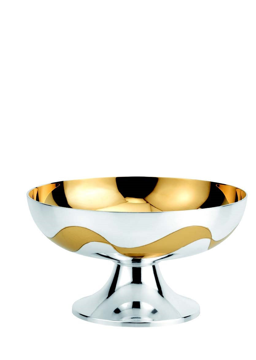 #5372 Contemporary Large Open Ciborium | Holds 325 Hosts | Two-Tone