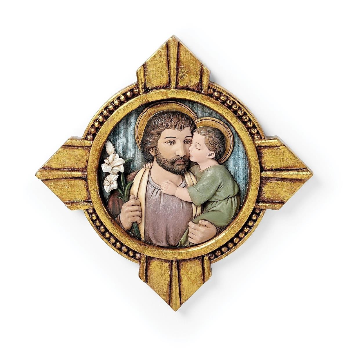 5" Saint Joseph Home Blessing Plaque
