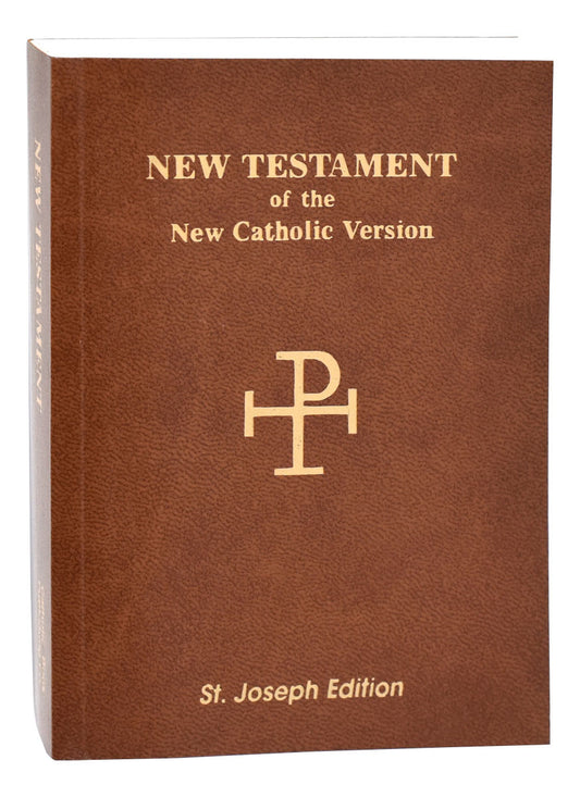 St. Joseph New Catholic Version New Testament | Brown | Vest Pocket Edition