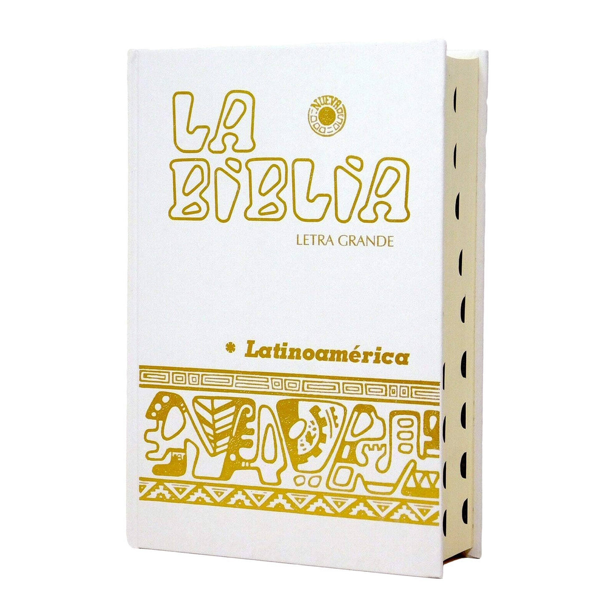 Biblia Latinoamerica Letra Grande,Blanca Con (Indices)
