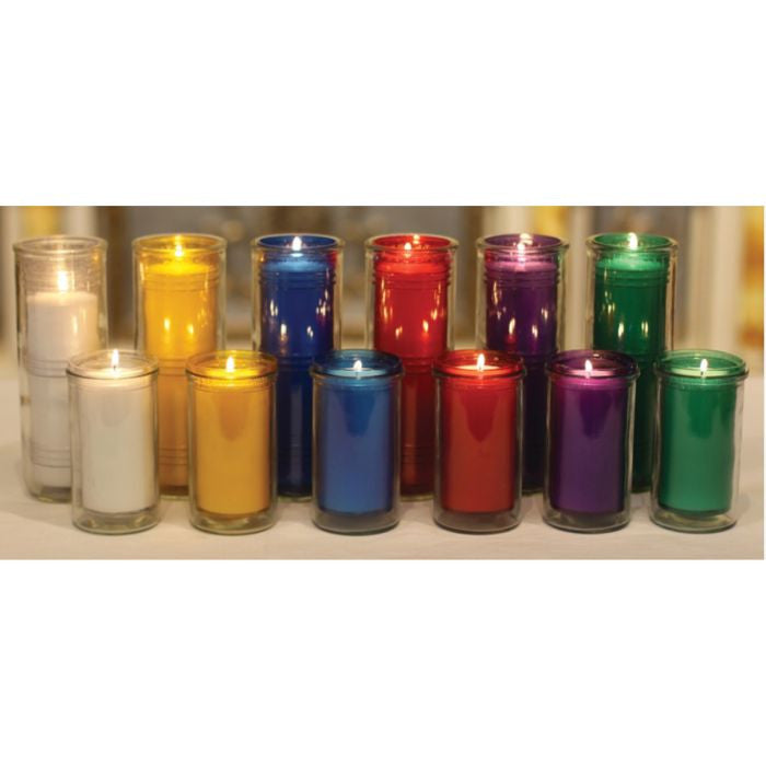 Plastic Insert Candles | 3, 5, 6, & 7 Day Candles | All Sizes