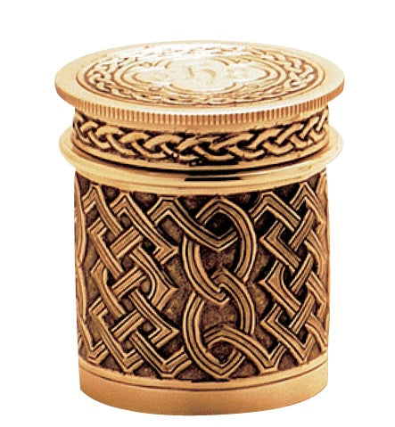 #732 Bishops Oil Stock Chrism Vial | Gold-Plated