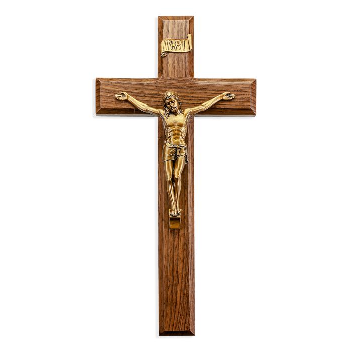 Walnut Cross with Museum Gold Finish Corpus