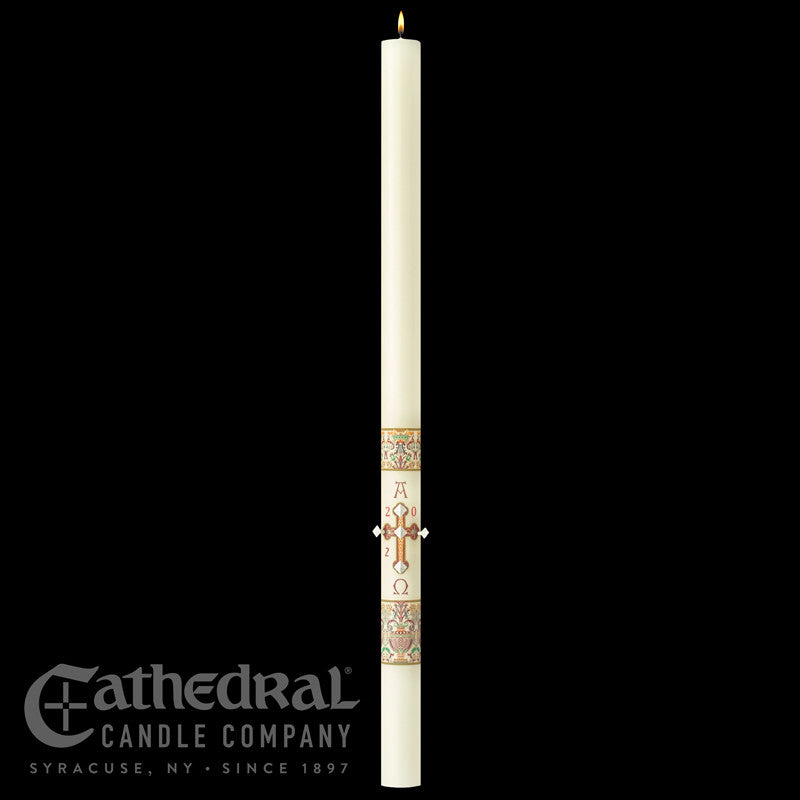 Investiture - Coronation Of Christ Classic Paschal Candle