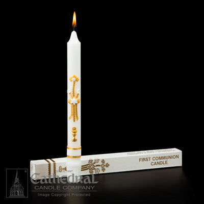 Decorated Communion Candle