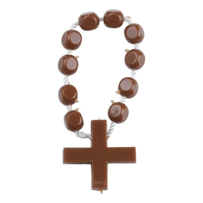 Plastic Rosary Ring on Cord
