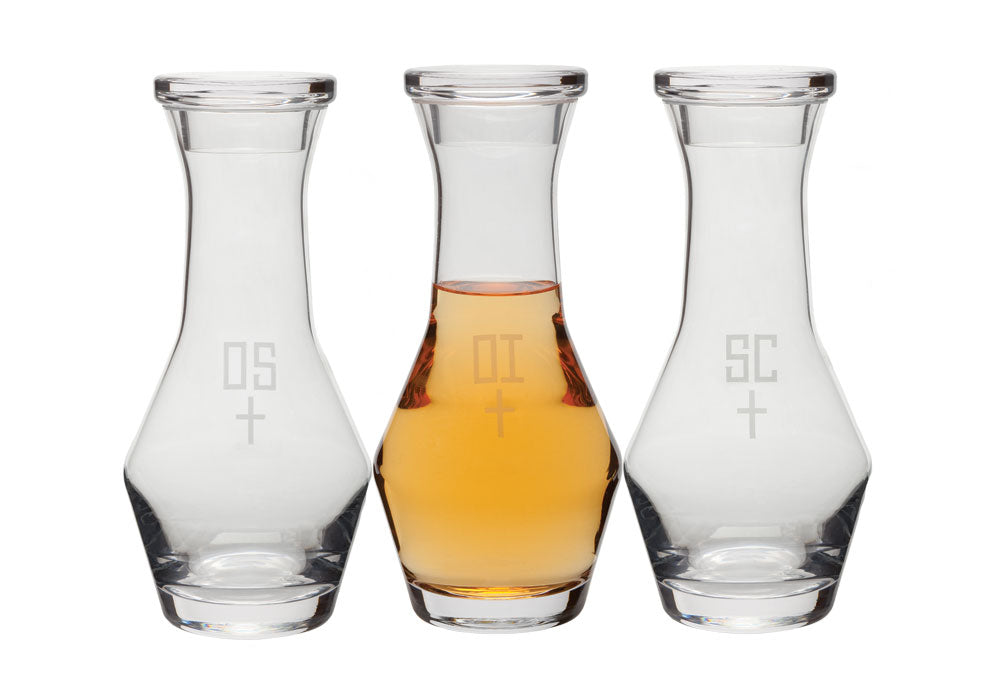 Large Flat Top Chrismal Set - 40oz, 10-3/4"