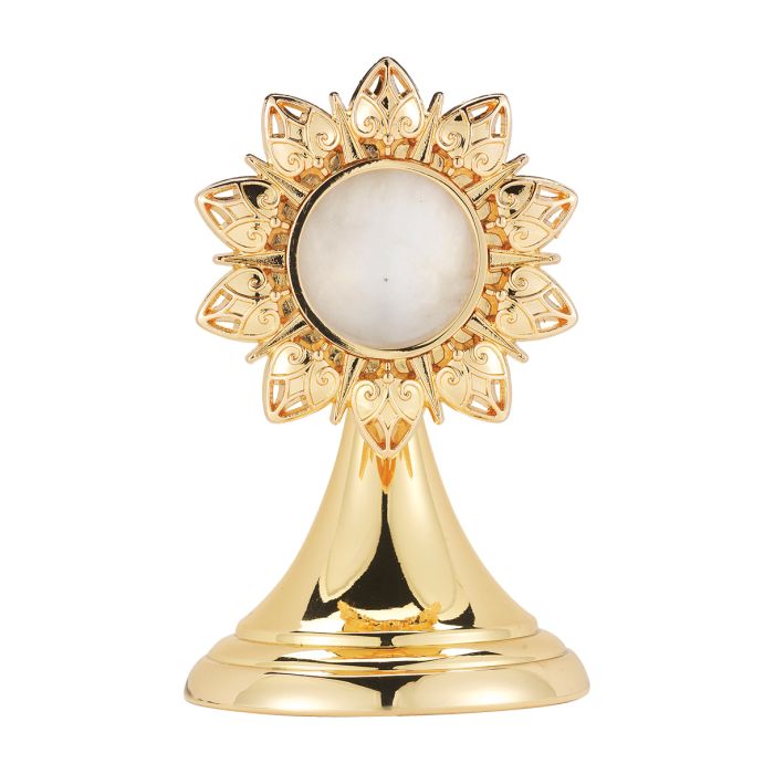 Gold Plated Reliquary with Filigree