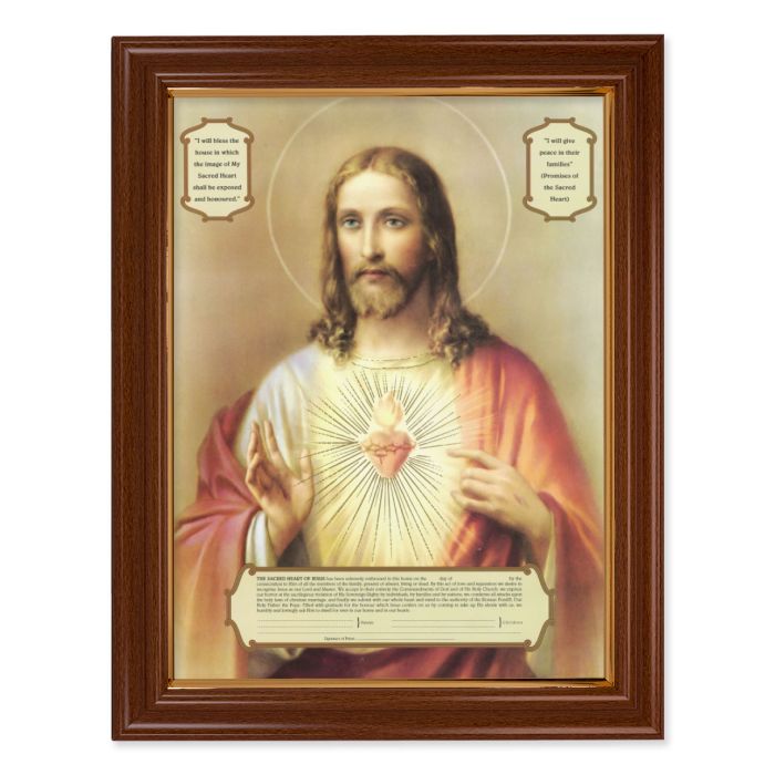 Sacred Heart of Jesus - Enthronement Textured Art