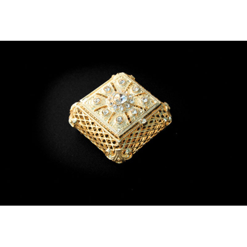 Arras de Boda Gold Rhinestone Wedding Box & Coins
