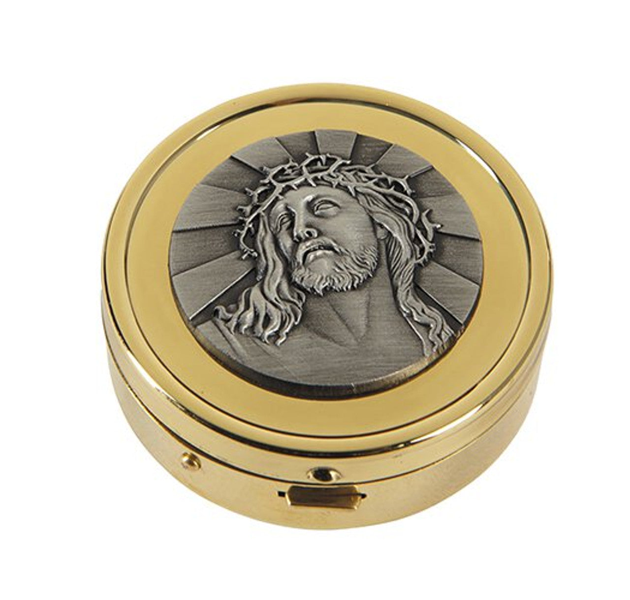 Ecce Homo | Solid Brass | Holds 8 Hosts