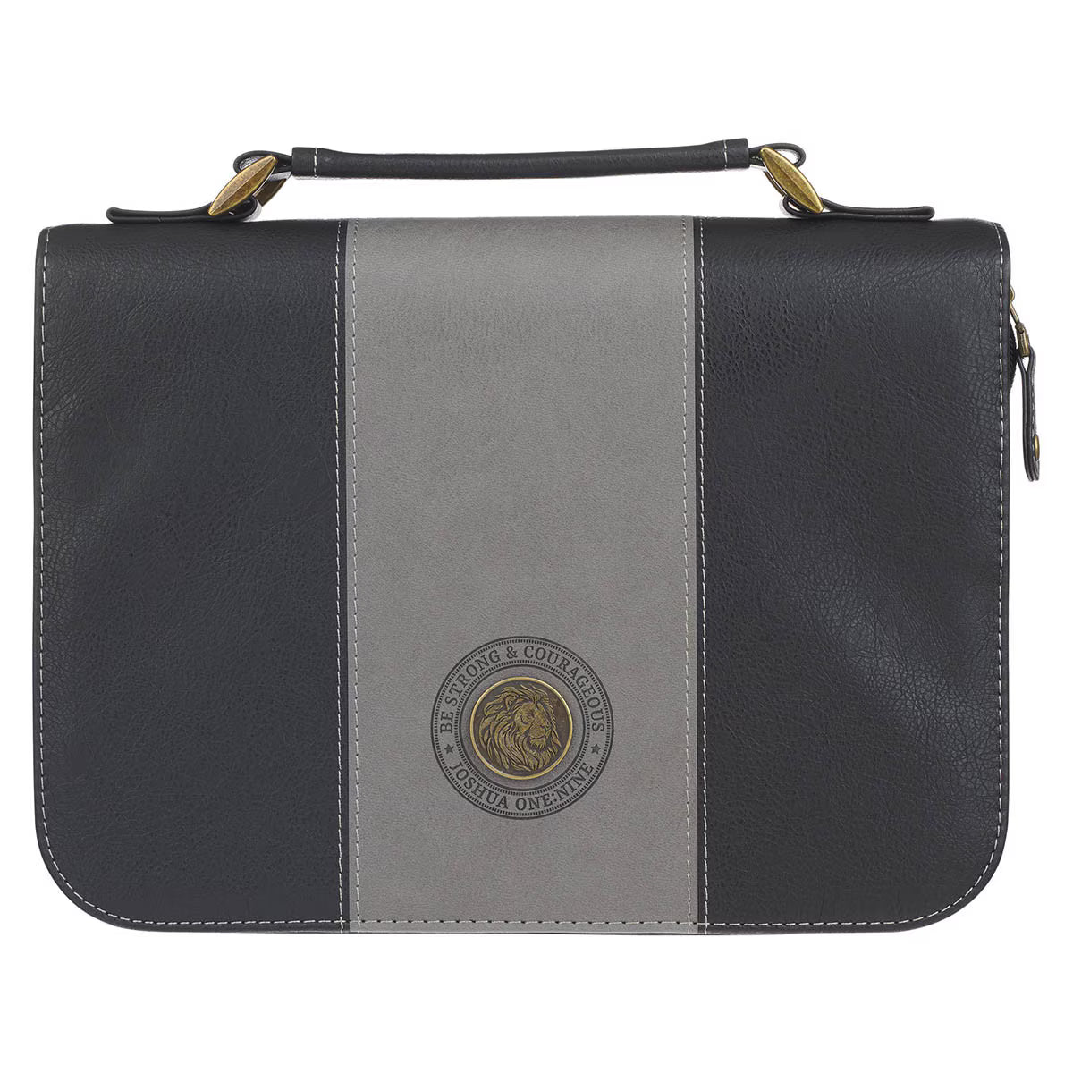 Be Strong and Courageous Faux Leather Classic Bible Cover
