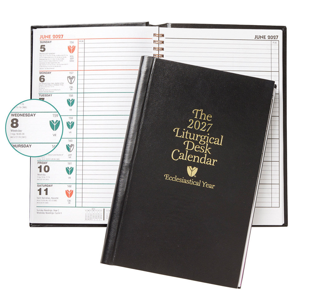 Hard Cover Liturgical Desk Calendar | 2027 | AVAILABLE NOW