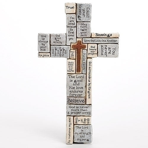 16” Crossword Wall Cross