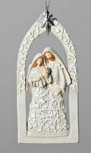 5.5" Holy Family "Papercut" Ornament