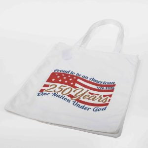 “Proud To Be An American, One Nation Under God” 250 Years Cotton Tote