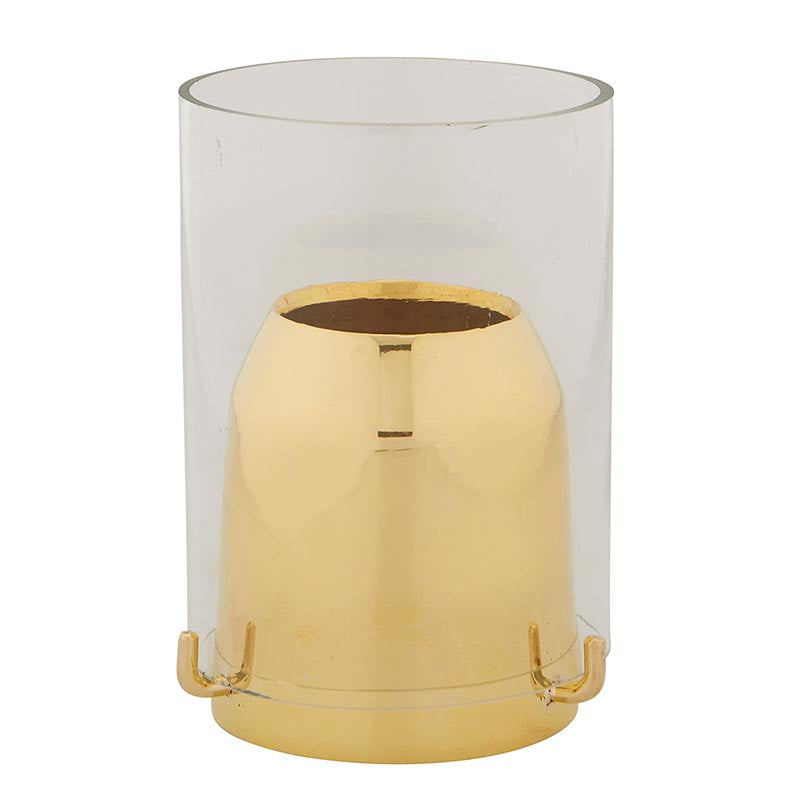 1-1/2” Follower with Glass Shield | High Polish Brass