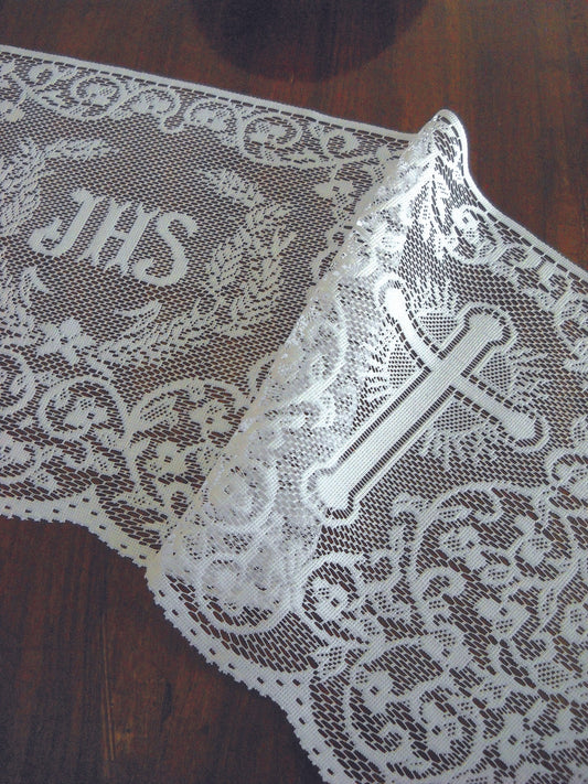 #955 IHS Lace Surplice | Mixed Cotton