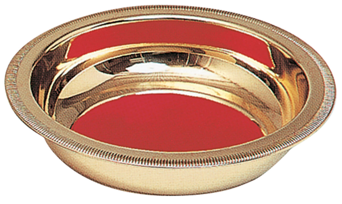 K276 11" Collection Plate | Polished Brass