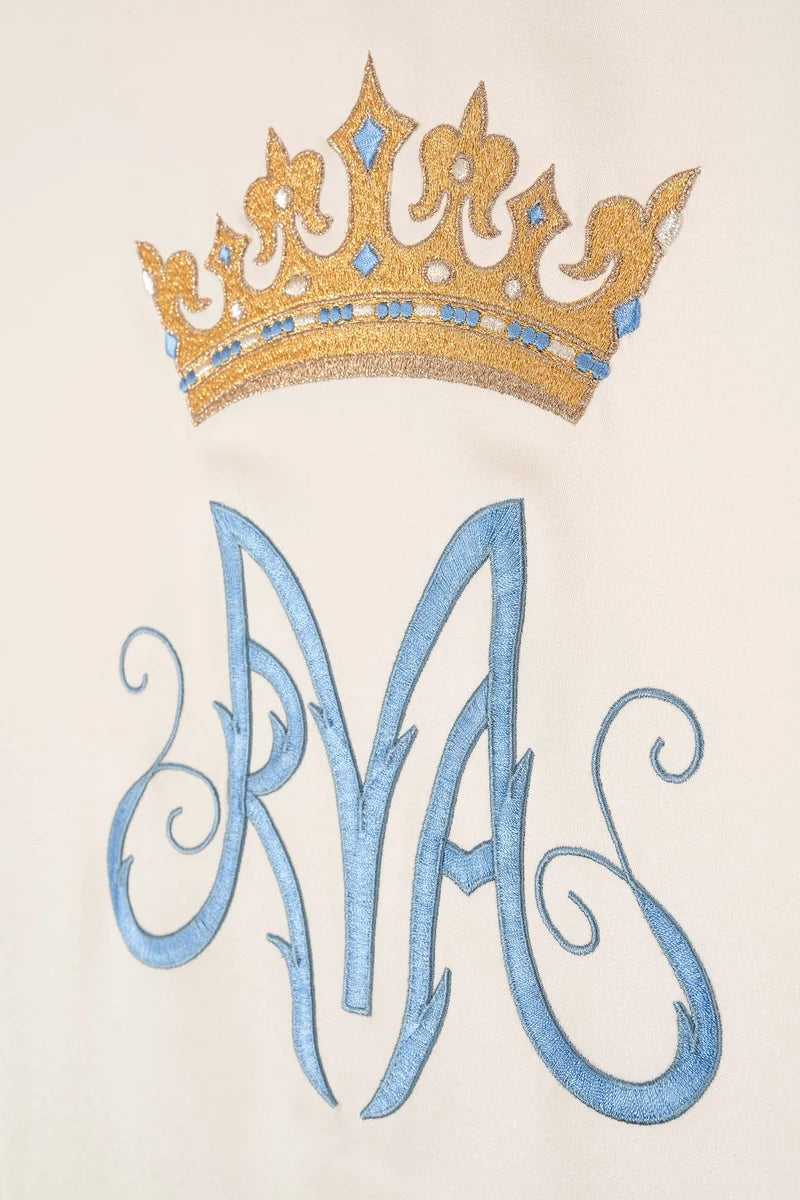 Embroidered Marian Crown Chasuble