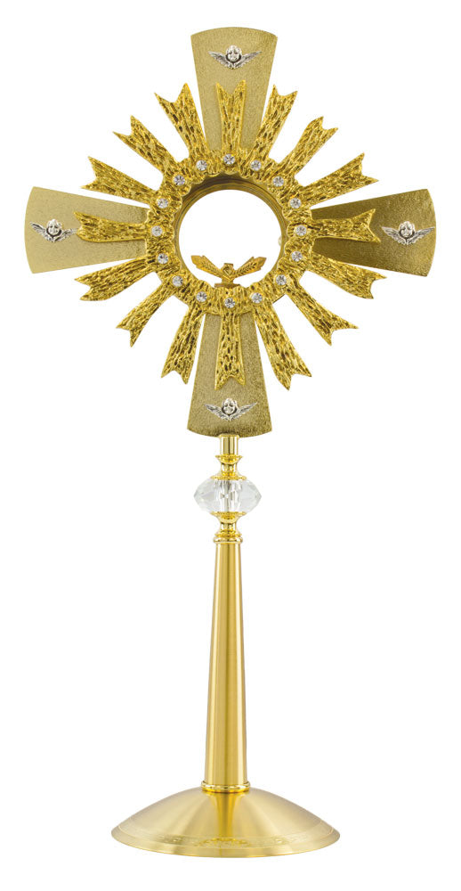 #M2030 Angel Monstrance | 24K Gold-Plated