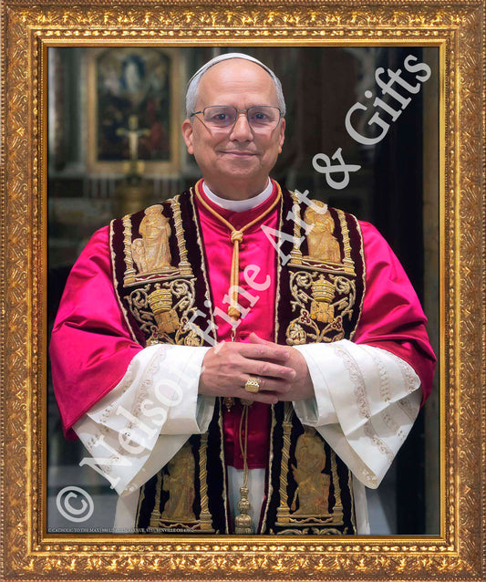 Pope Leo XIV Framed