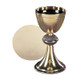 PS620 - Budded Cross Chalice & Pateni Set