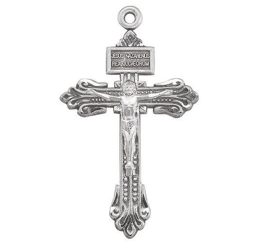 Sterling Silver Pardon Crucifix | 24" Chain