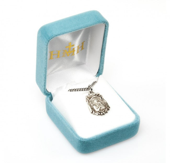 Our Lady of Perpetual Help Sterling Silver Medal | 18" Chain