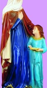 24" St. Ann Indoor/Outdoor Figure | Industrial-Grade Plastic | Multiple Finishes Available